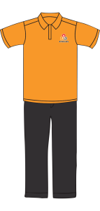 athlos shirt polo 140128 brightorange w